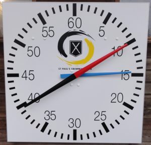 Pace Clock including Minute Hand