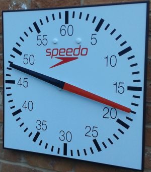 1 Speedo Pace Clock Single Sweep Hand